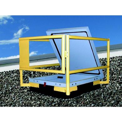 Roof Hatch Safety Rail System