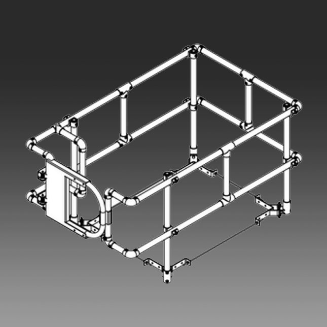 Guardrails for Roof Access Hatch