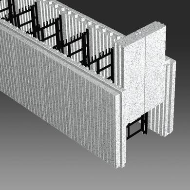 IZOBEST - Blocage accessoire pour bloc coffrage isolant en polystyrène expansé